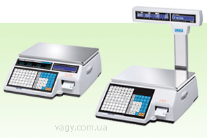 Чекопечатающие весы - Торговые весы электронные ВТА-60/15-5 принтер печати этикеток UNS-BP1.2 